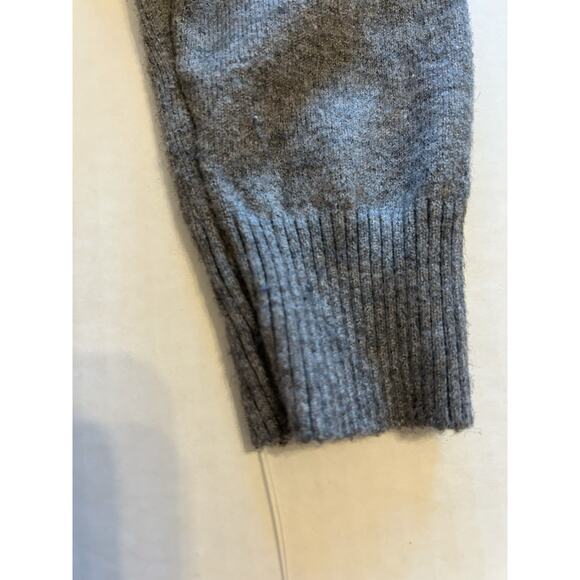 2017 Fendi Monster Bug Eye Women’s Small Gray Cardigan Sweater Open Front Cotton - Picture 7 of 16